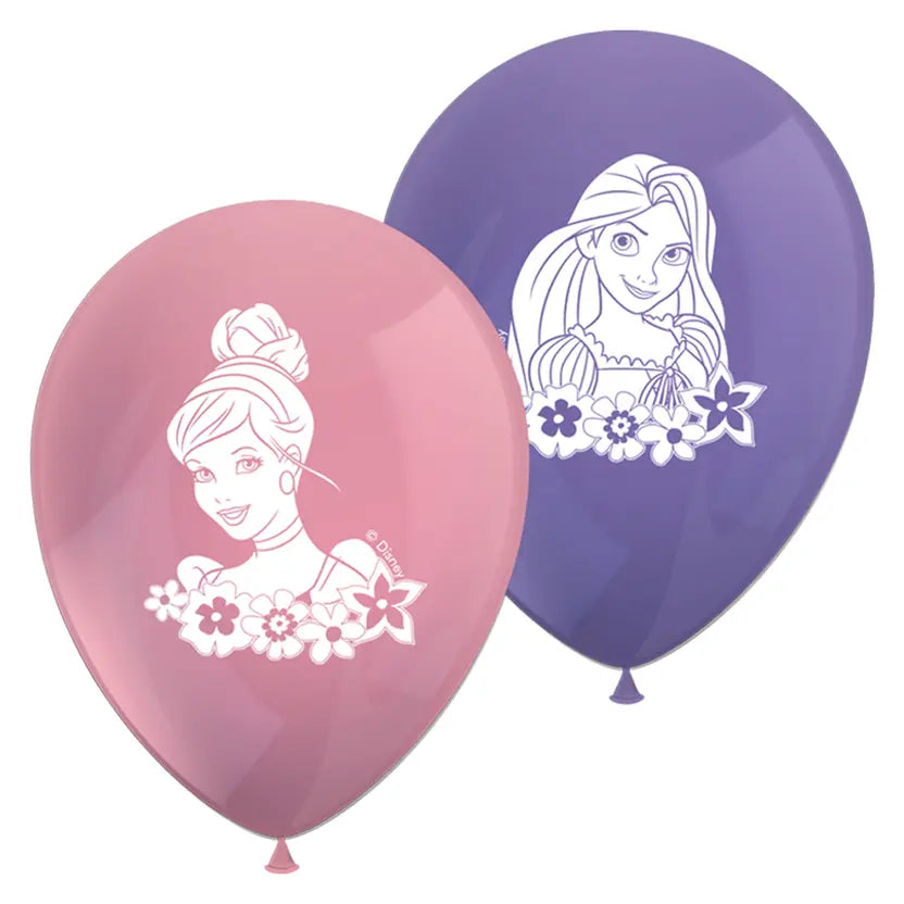 Disney prinsesse balloner, 11", 8 stk.