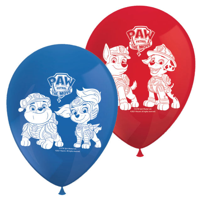 Paw Patrol -The Movie balloner, 11", 8 stk.
