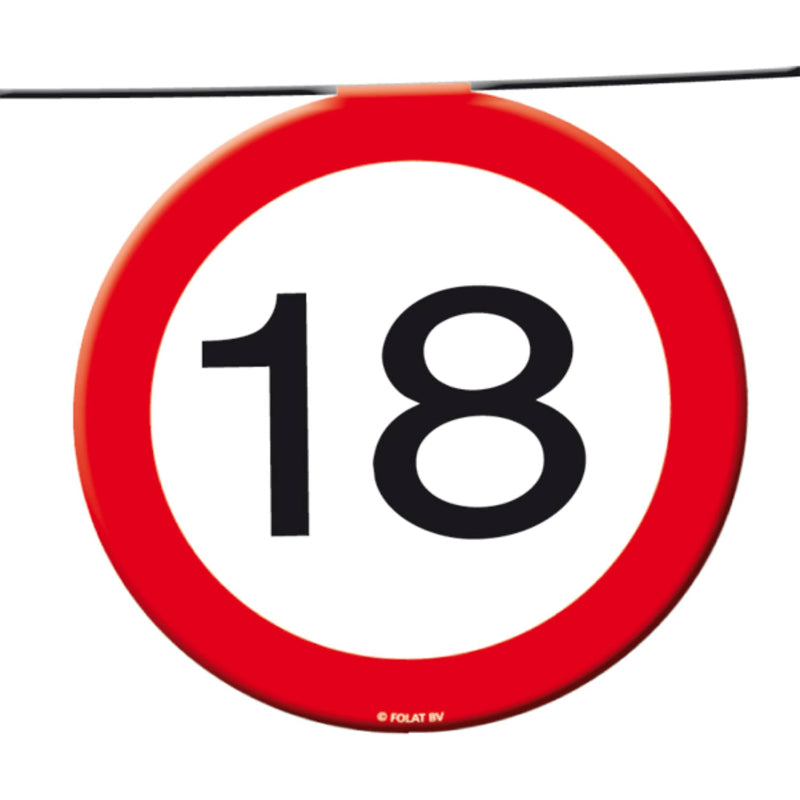 Trafik 18 års guirlande, 12 m.