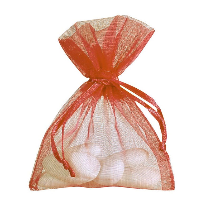 Terracotta organza pose, 10 stk.