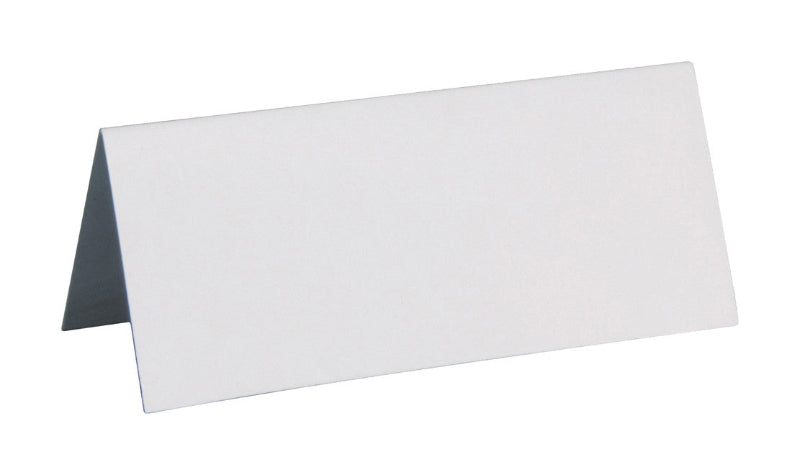 Hvide bordkort, 7x3 cm, 10 stk.