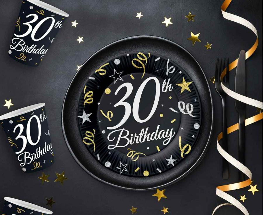 30 års Frokost tallerken 6 stk.