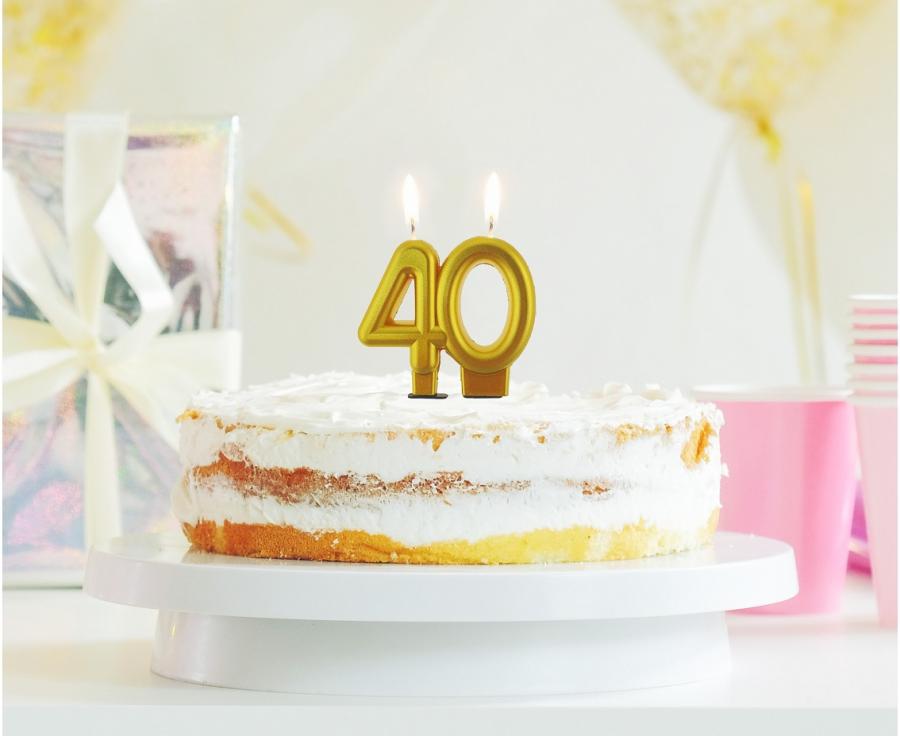 Guld kagelys - 40 år.