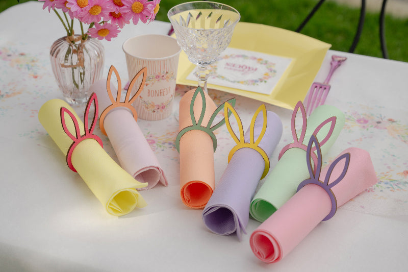 Citron gul airlaid servietter, 25 stk.