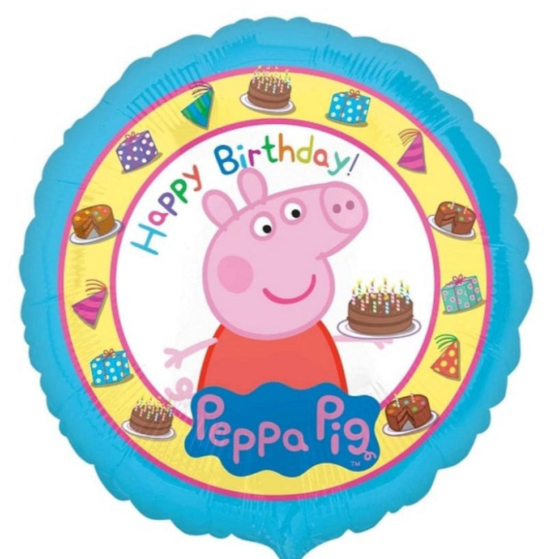 Folieballon Gurli Gris "Happy birthday", 45 cm.
