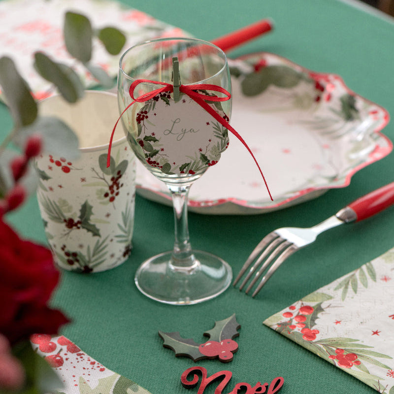 Mini oliven pynteklemme, 2,5 cm. 24 stk.