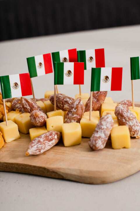 Mexicanske buffetflag, 50 stk.