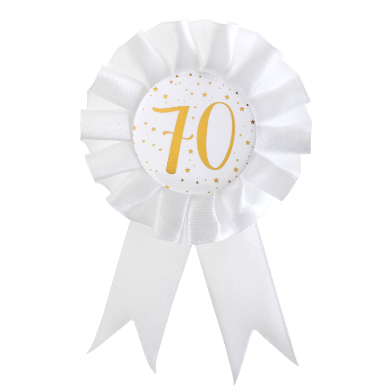 70 års rosette, 1 stk.
