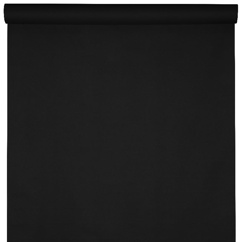 Luksus rulledug, sort, 120 cm x 20 m.