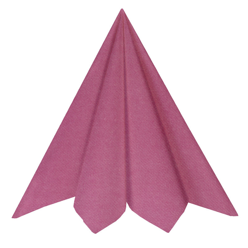 Pink airlaid servietter, 20 stk.
