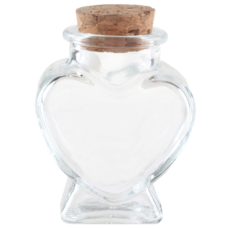 Hjerte pynteglas, 5,5x4x7 cm.