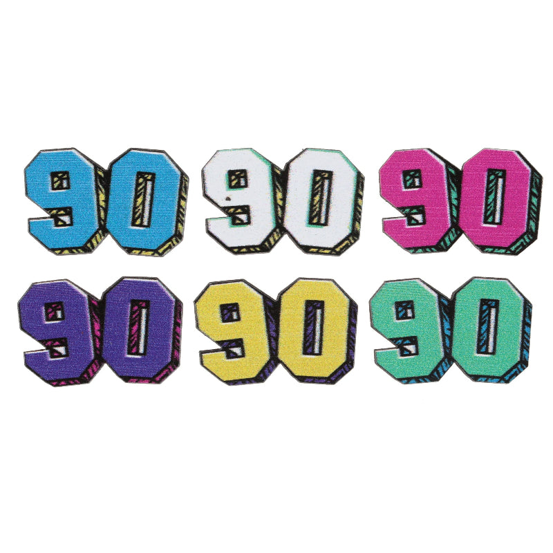 90'er bordpynt, 12 stk.