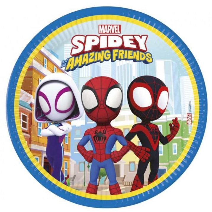 Spidey tallerken, 23 cm, 8 stk.