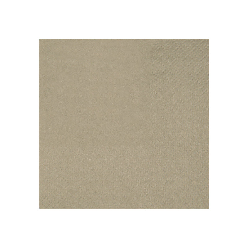 Lyse brune kaffe servietter, 25 stk.