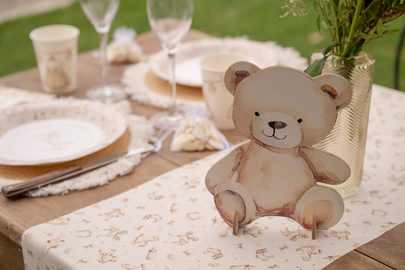 Bamse bordpynt, 16x4x20 cm.