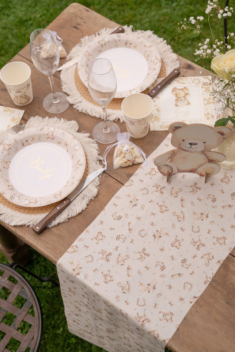 Neutral baby bordløber, 2,5 m.