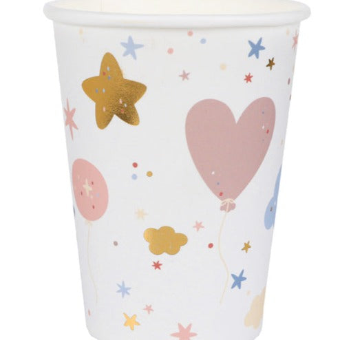 Sky tema, papkop, 270 ml, 10 stk.