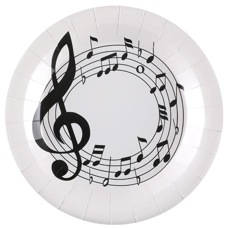 Musik tallerkener, 10 stk.