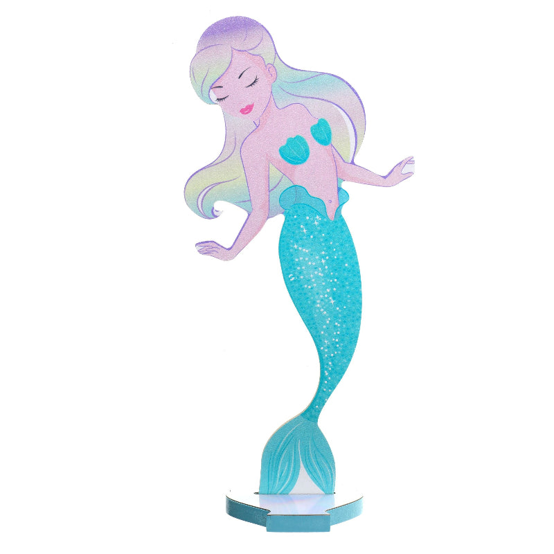 Havfrue bordpynt 12,7x8x27 cm.