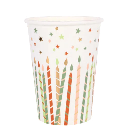 Fødselsdagslys kop, 270 ml, 10 stk.