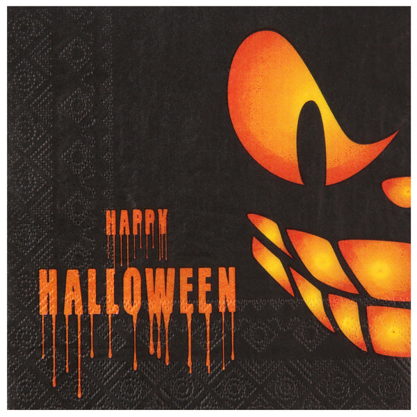"Happy halloween" servietter, 20 stk.