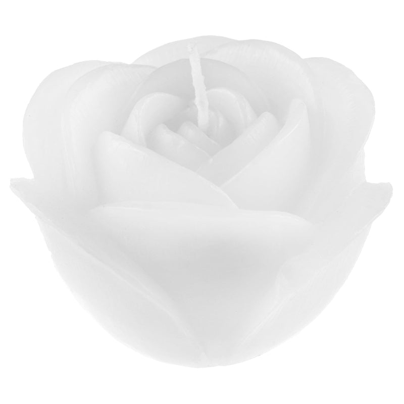Roselys hvid, 12x7 cm. 1 stk.