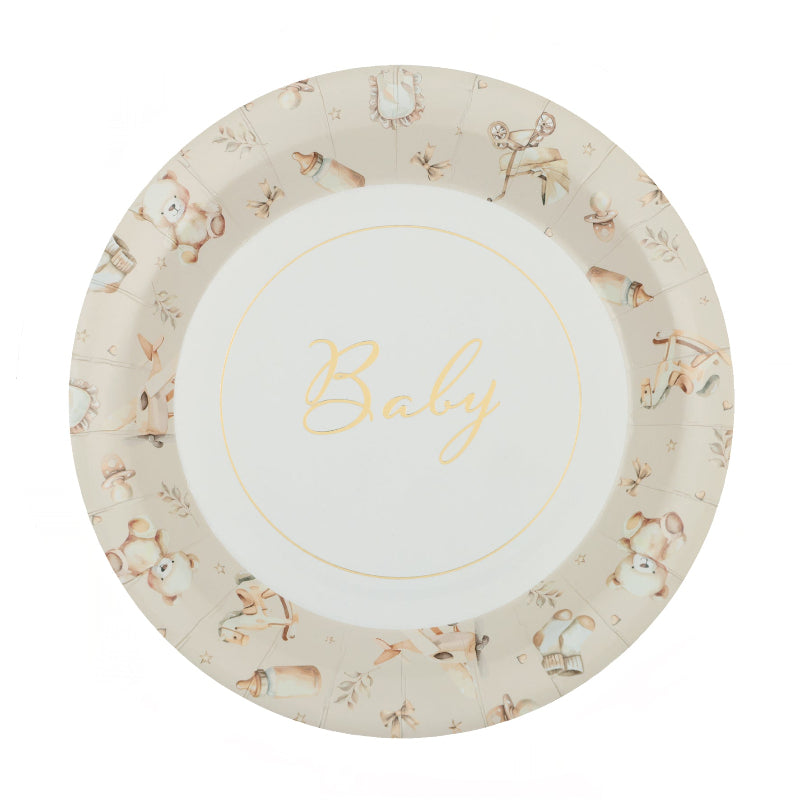 Neutral baby tallerken, 6 stk.