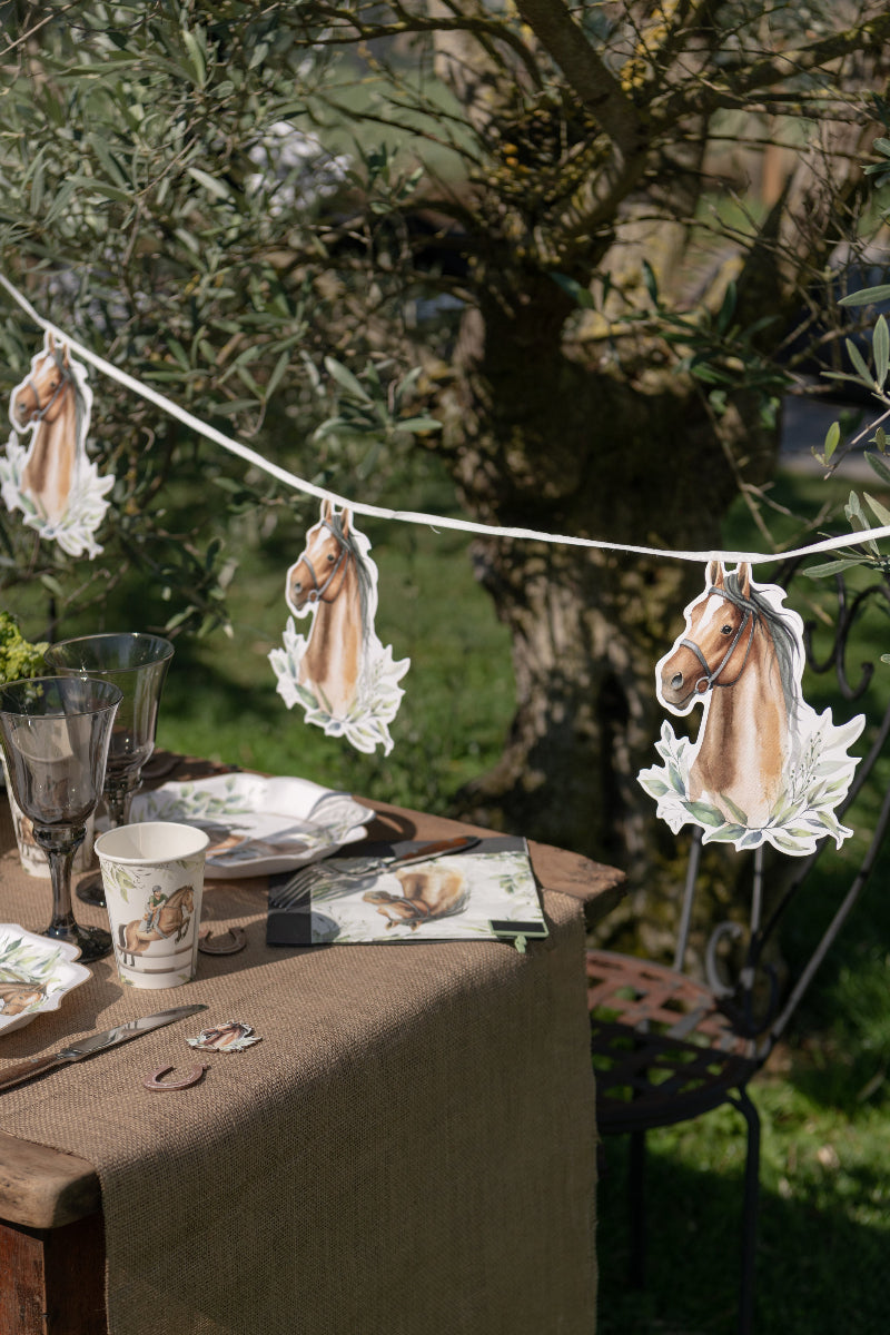 Heste guirlande, 500 cm.