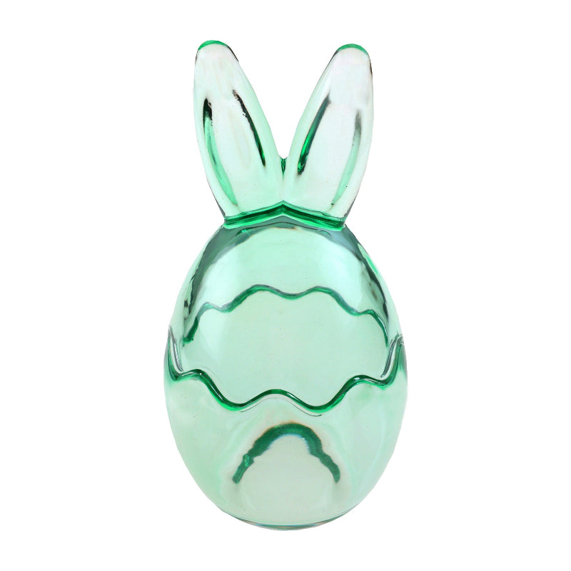 Grøn kanin glas, 1 stk.
