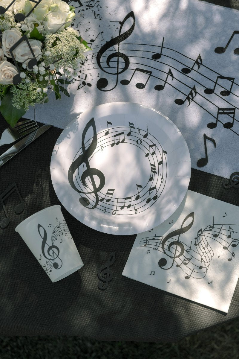 Musik tallerkener, 10 stk.
