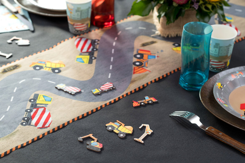 Byggeplads bordpynt. 10 stk.