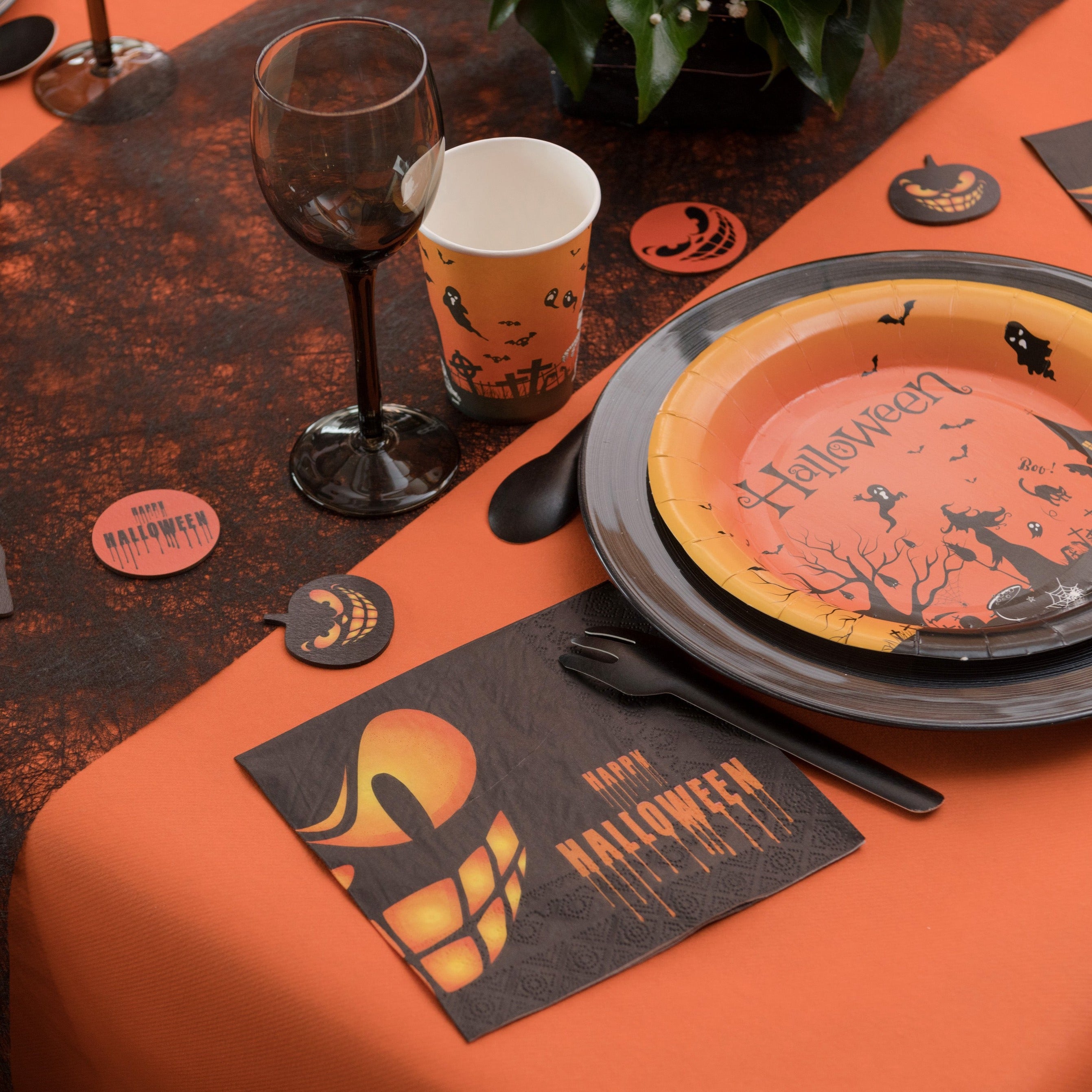 "Happy halloween" servietter, 20 stk.