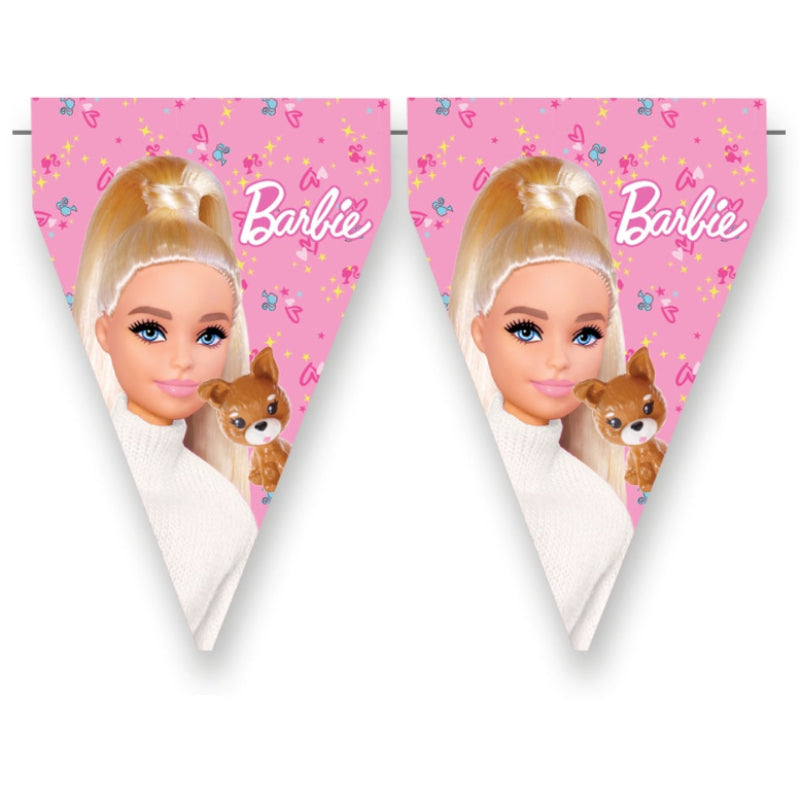 Barbie pap vimpel, 3 m.