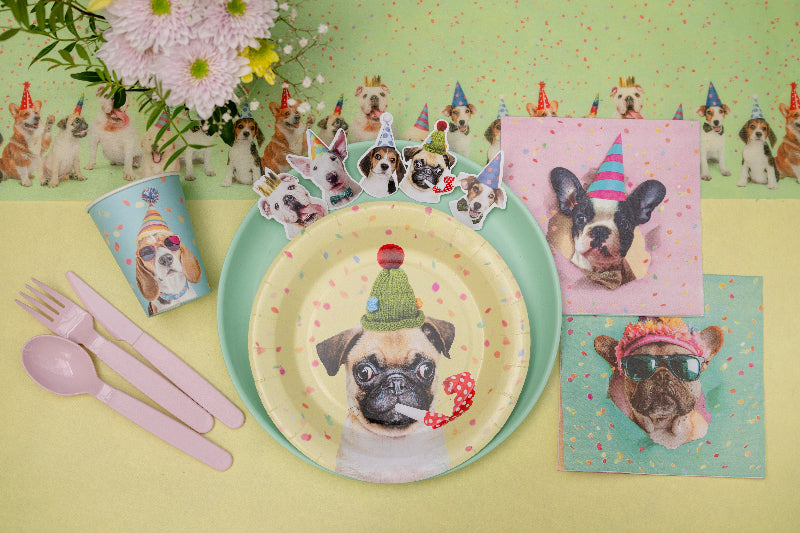 Hunde bordpynt, 25 stk.