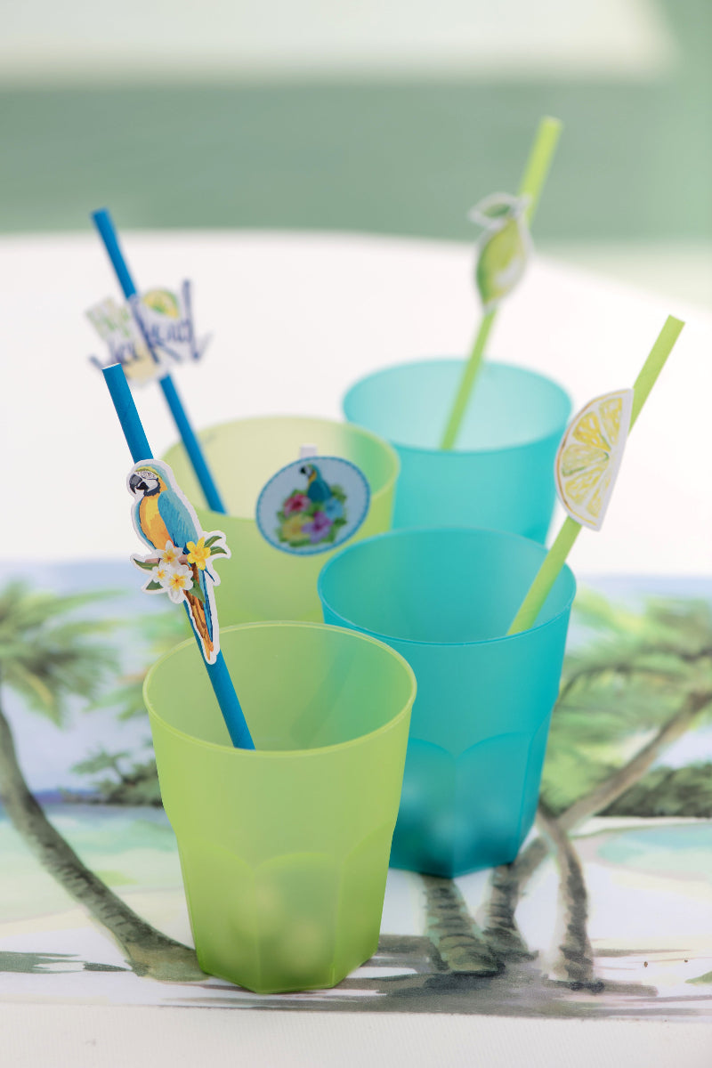 Turkis cocktail glas, 20 stk.