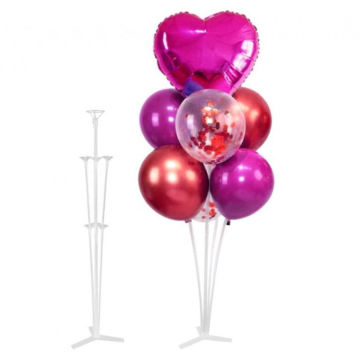 Ballonstativ til 7 balloner, 70 cm