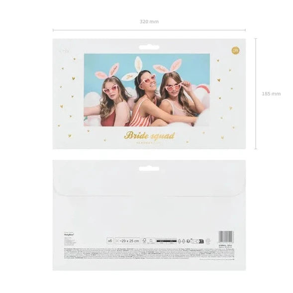 Bride squad pandebånd 29*25 cm.