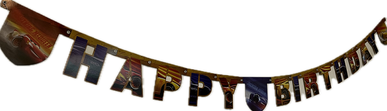 McQueen Cars bogstav guirlande