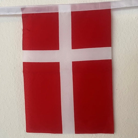 Flagranke med dannebrog flag i nylon