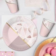 Rose Chic papirkopper, 240 ml/ 6 stk.