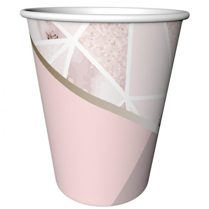Rose Chic papirkopper, 240 ml/ 6 stk.