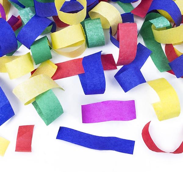 Papir strimler i silkepapir