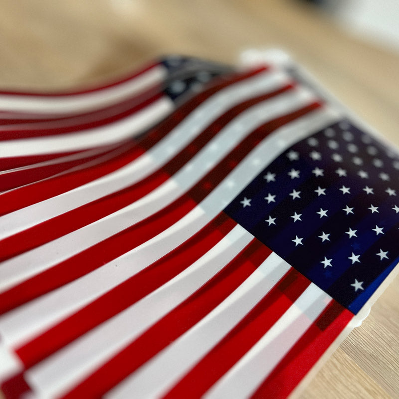 Amerikansk Flagranke i plast 5 m.