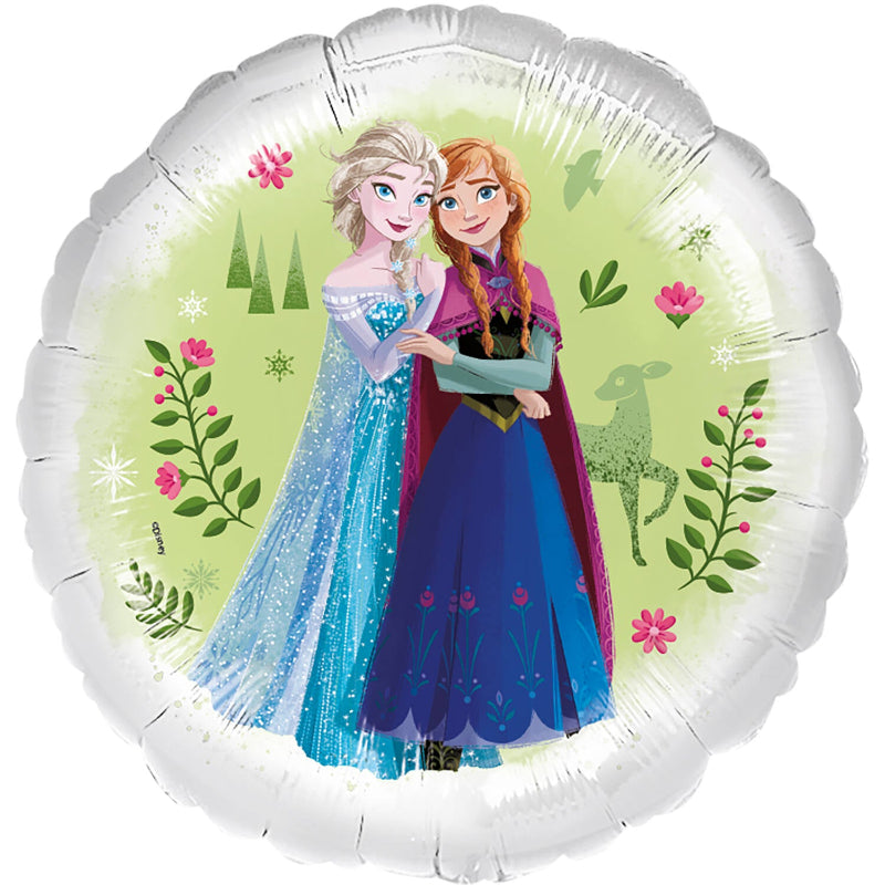 Rund Frozen folieballon, 45 cm.