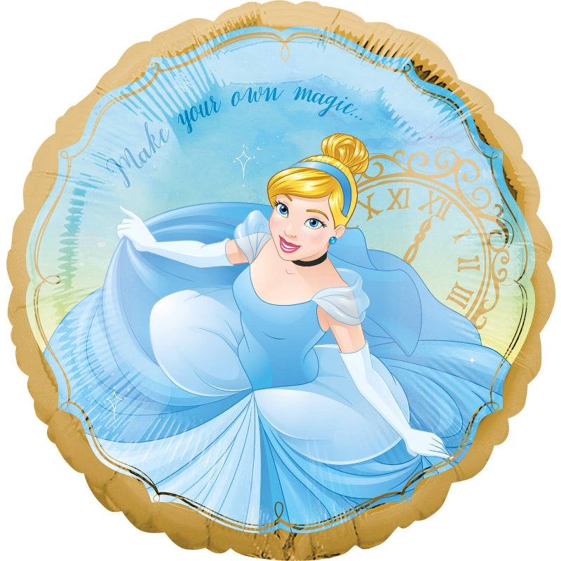 Disney Askepot folieballon, 45 cm.