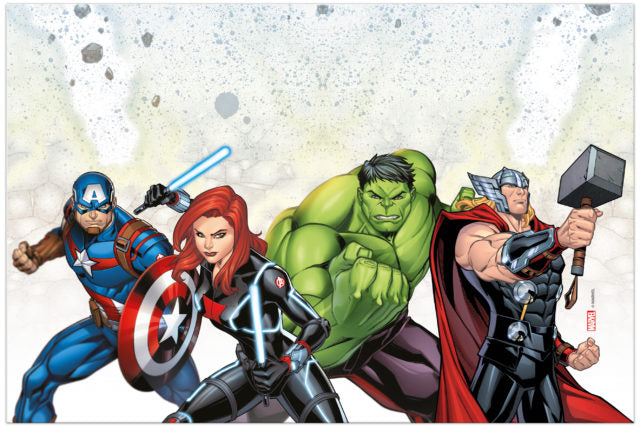 Avengers plast dug, 1 stk.