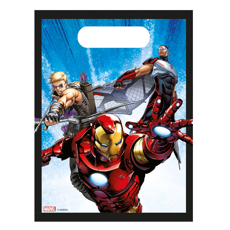 Avengers papir slikpose, 4 stk.