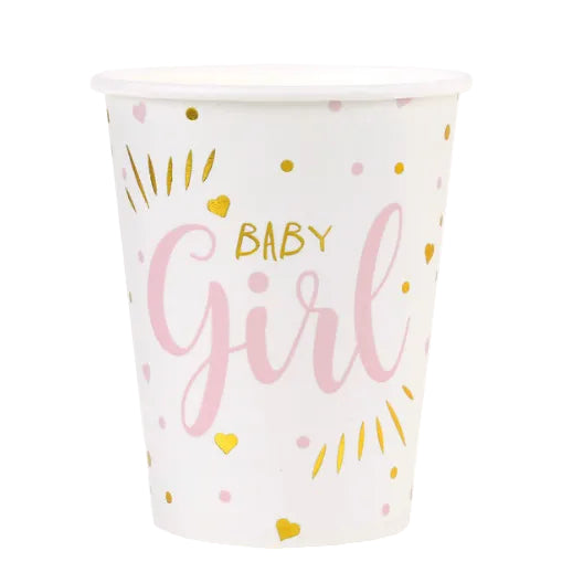 Baby girl pap kop, 10 stk.