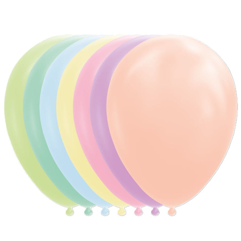 Pastel latex balloner, 12", 10 stk.