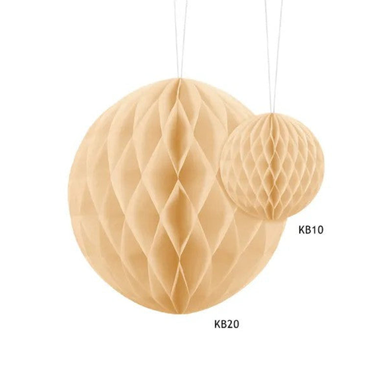 Beige honeycomb, 10 cm.